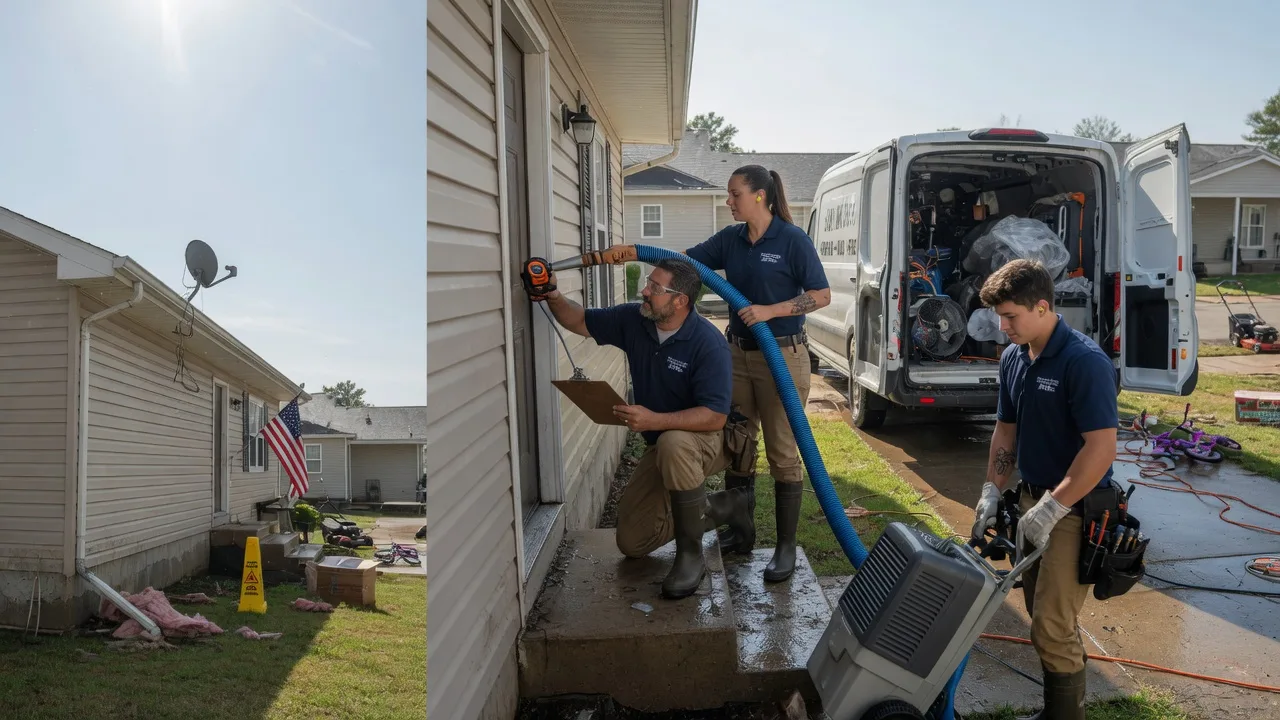 Ceiling Water Damage Restoration in Newport, MI near me